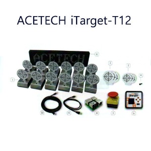[ACETECH] iTarget T-12 비비탄 사격장 자동 타겟 세트